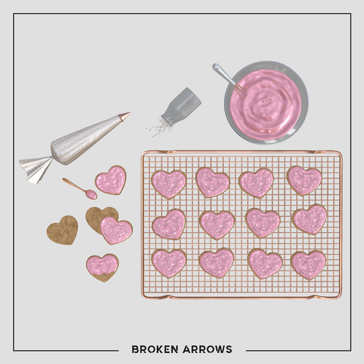 BROKEN ARROWS - Mara Cookies - Decoration (Strawberry)