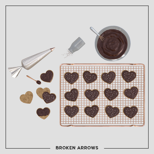 BROKEN ARROWS - Mara Cookies - Decoration (Chocolate)