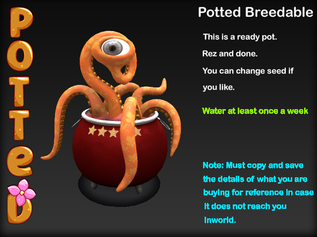 Potted ~ Sorcerer's Stew Karnivore Pot - Red