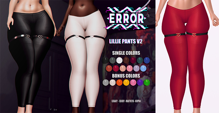 #error - lillie pants V2 - red