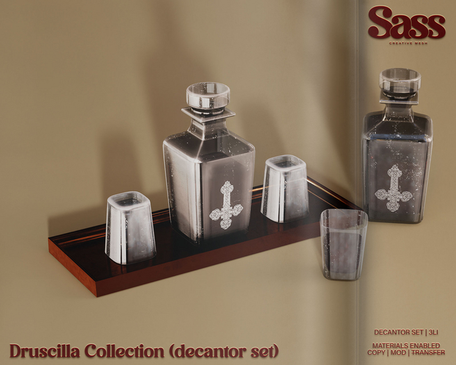 Sass [Druscilla Collection] Decantor Set