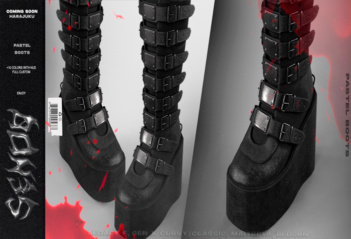 [SENDO] Pastel Boots - FATPACK