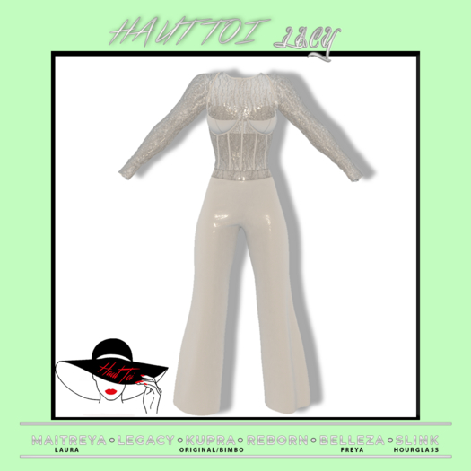 HT - Lacy Outfit -Blue(wear)