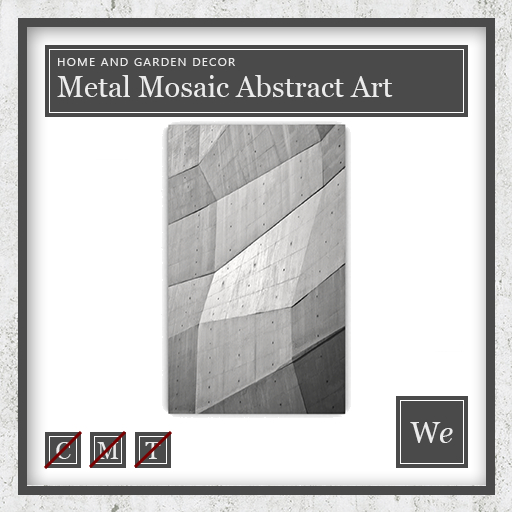 Metal Mosaic Abstract Art