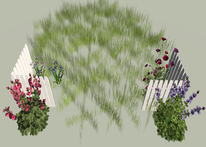Song's Fenced Garden Entry