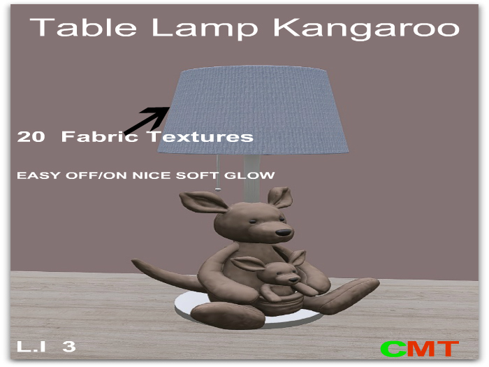 Table Lamp Kangaroo