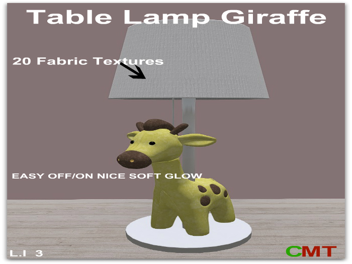 Table Lamp Giraffe