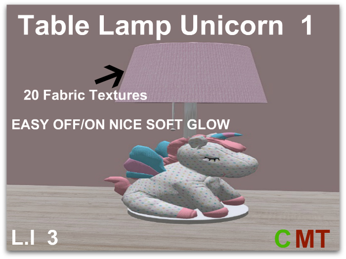 Table Lamp Unicorn  1