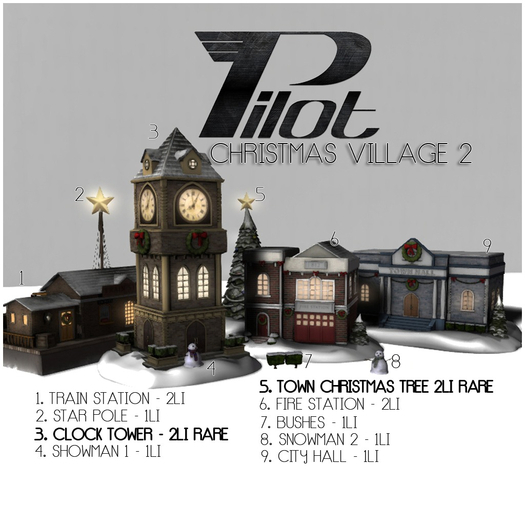 PILOT - Christmas Village 2 - Snowman 2