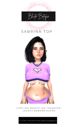 BB. Sabrina top Purple(ADDME)