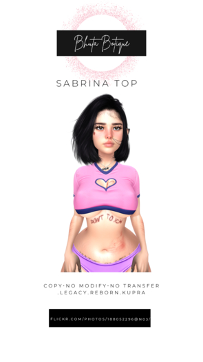 BB. Sabrina top Pink (ADDME)