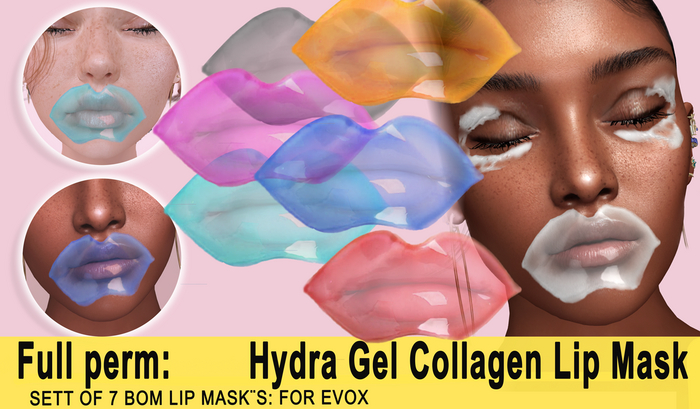 DEMO RASH: Full perm Hydra Gel Collagen Lip Mask-ADD