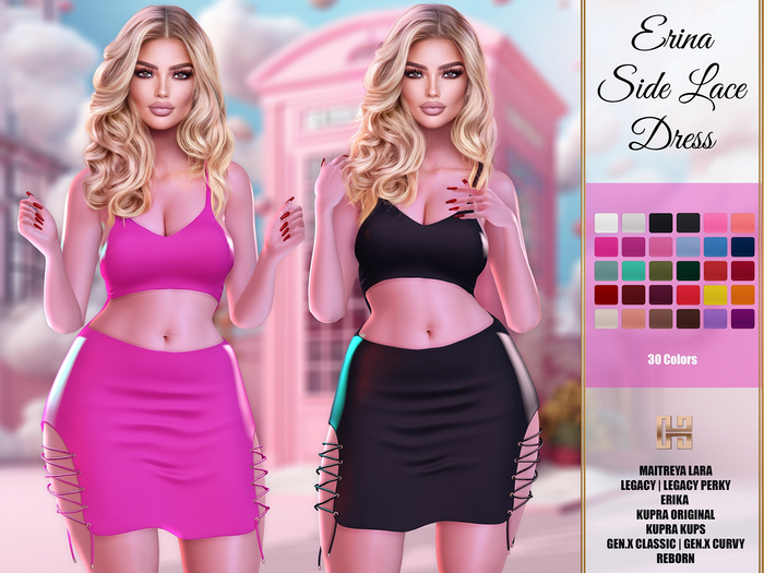 [hh] Erina Side Lace Up Dress