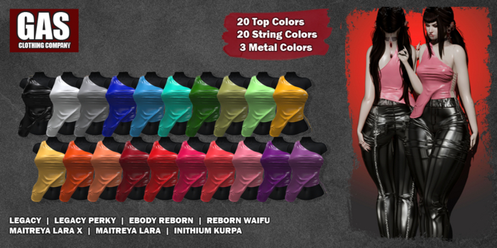 GAS [Latex Top Alice - 20 Colors w/HUD FAPTACK]