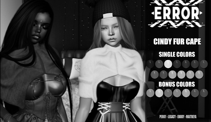 #error - cindy fur cape - demo