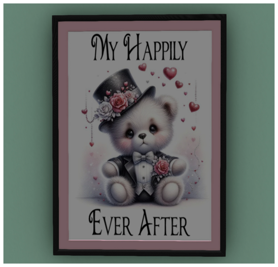[Tots 'N' Toddlers] ~ Wall Art "My Happily Ever After"