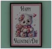 [Tots 'N' Toddlers] ~ Wall Art v2 "Happy Valentine's Day"
