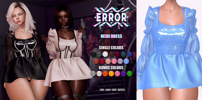 #error - heidi dress - cloud