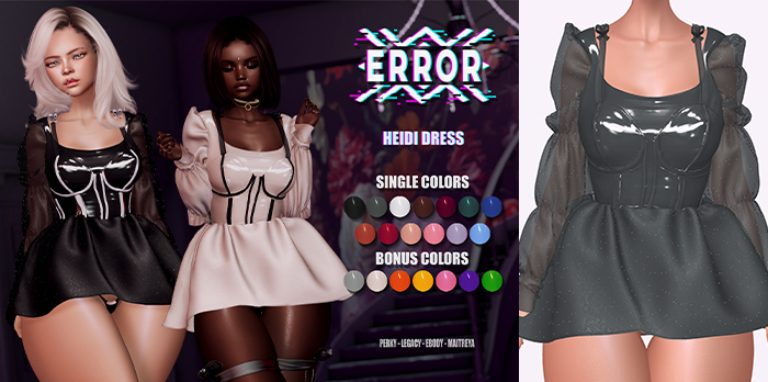 #error - heidi dress - d.gray