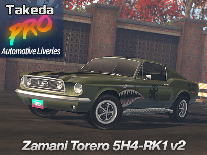 Takeda PRO Auto Livery - ZAMANI Torero 5H4-RK