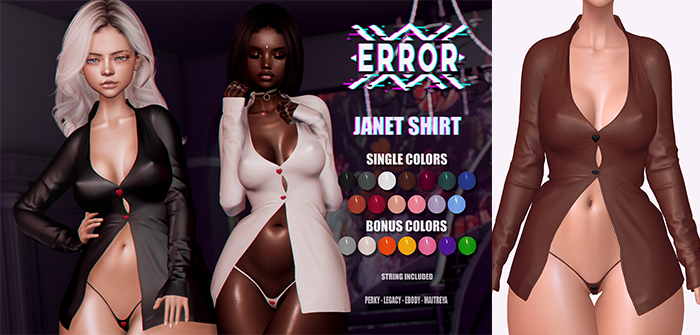 #error - janet shirt - brown