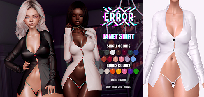 #error - janet shirt - white