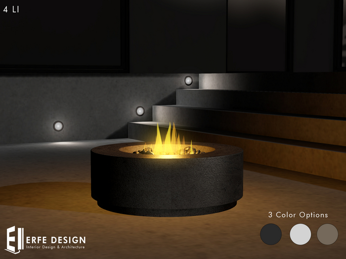 Chamfer Middle Fireplace 4 LI 3 COLORED [Erfe Design] PACK