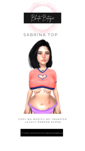 BB. Sabrina top Orange (ADDME)