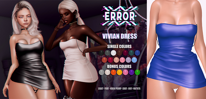 #error - vivian dress - blue