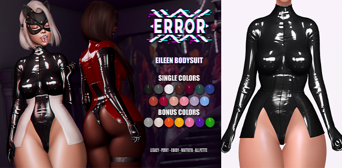 #error - eileen bodysuit - black