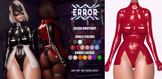 #error - eileen bodysuit - red