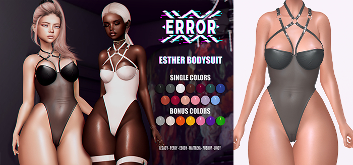 #error - esther bodysuit - d.gray