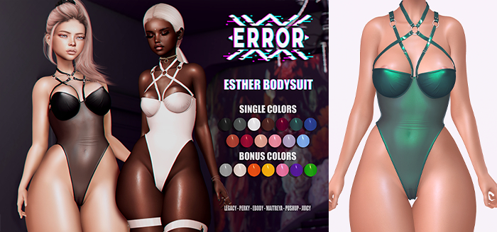 #error - esther bodysuit - emerald