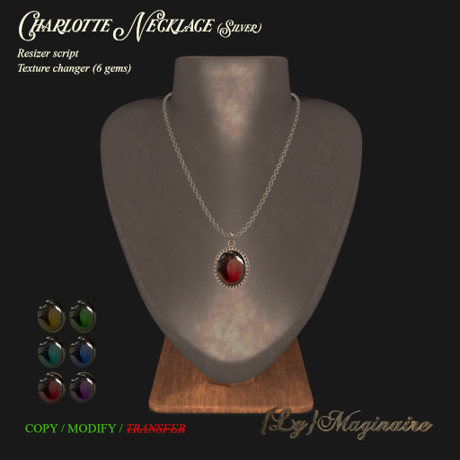 {Ly}Maginaire ~ Charlotte Necklace Silver Package (ADD)