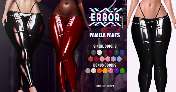 #error - pamela pants - black