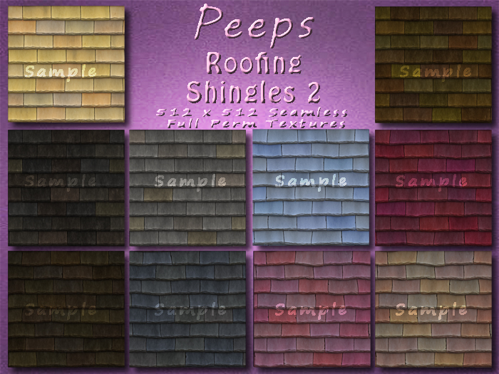 Peeps Textures Roofing Shingles 2