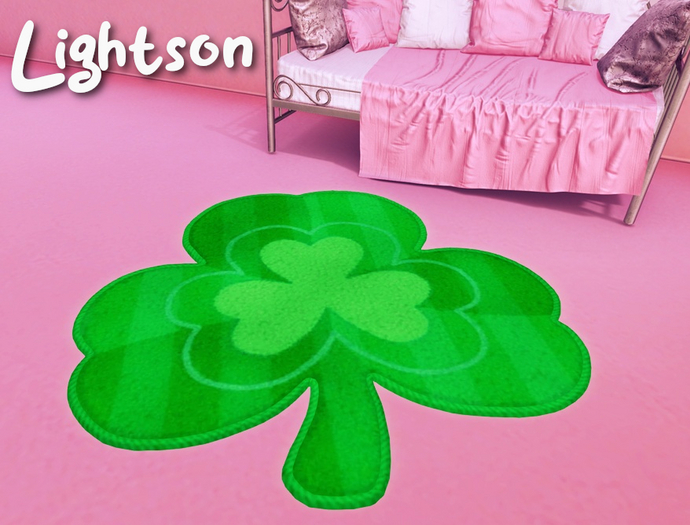 *Lightson* Shamrock rug