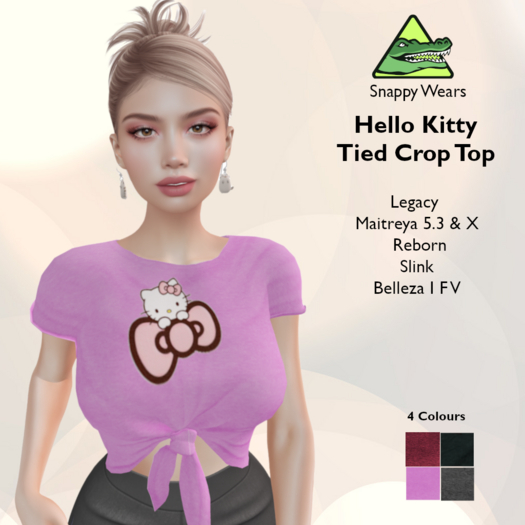 Snappy // Hello Kitty Knotted Top