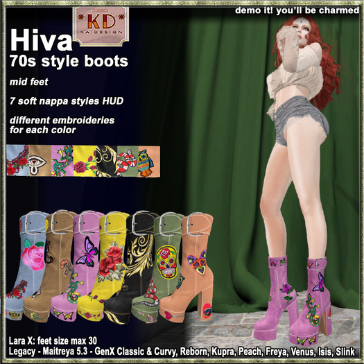DEMO *KD* Hiva 70s boots cl.denims&funky - UPDATED
