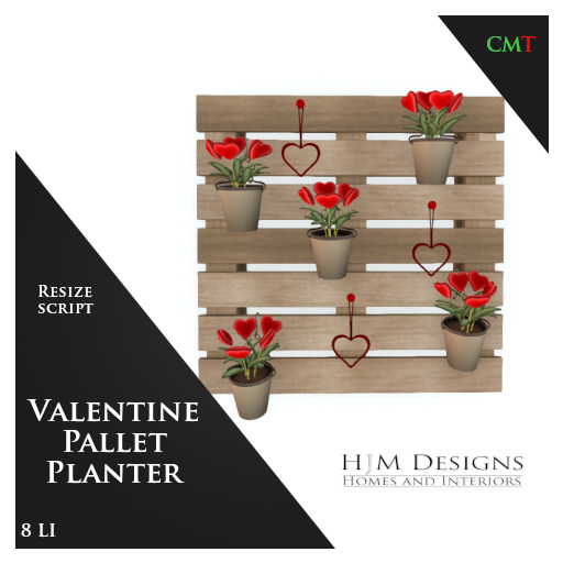 Valentine Pallet Planter
