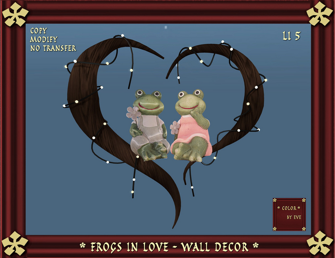 Frogs in Love - Wall Decor D 