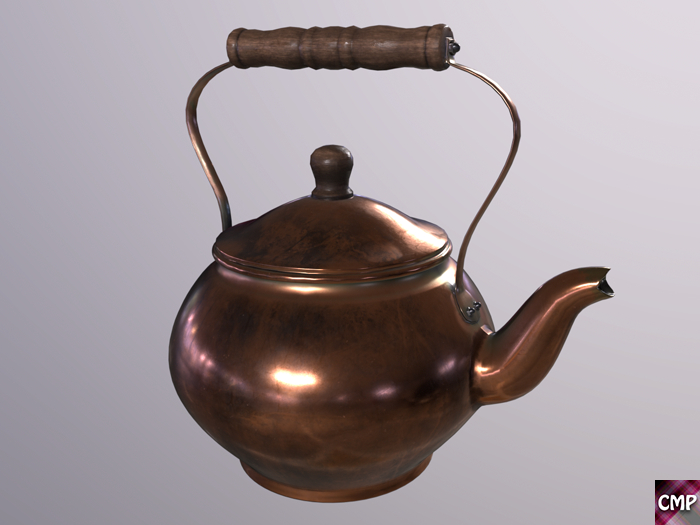 CMP - Copper Teapot - PBR