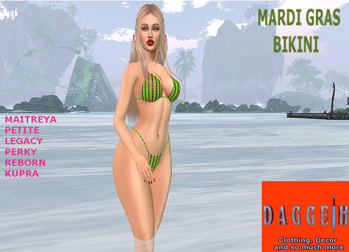Mardi Gras Bikini Daggeth store