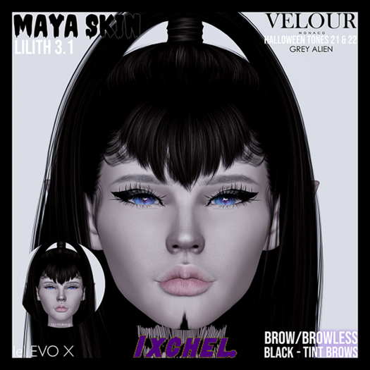 IXCHEL. - Maya Skin - Fantasy - GREY ALIEN