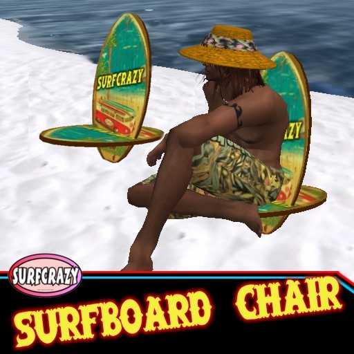Surfboard Chair by Surfcrazy