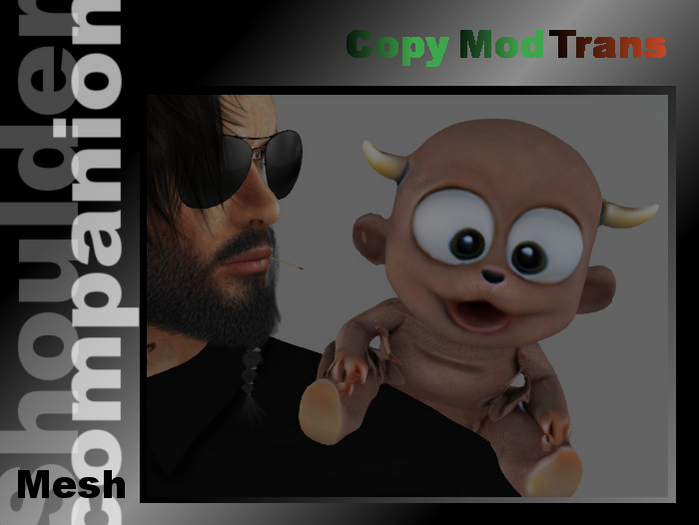 Baby mit Hörner - direkt aus der Hölle (Schulterpuppe)