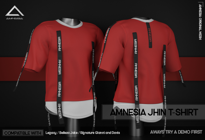 # AMNESIA - Jhin T-Shirt - Red
