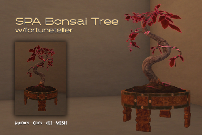 StudioCraft * SPA Bonsai Small Fortune Teller (UnPacker)