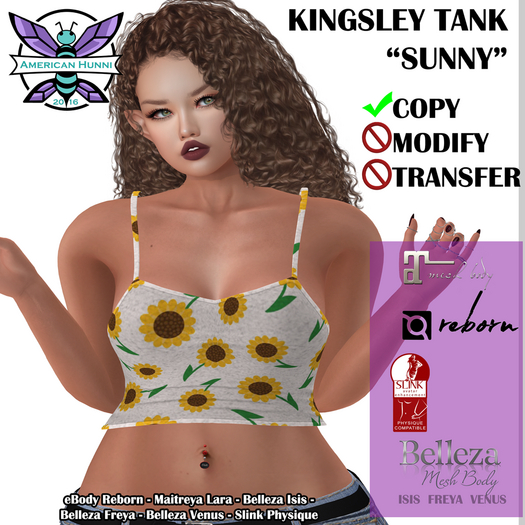 [AH] Kingsley Tank - Sunny