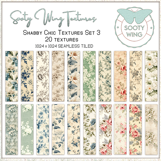 MM SWT Shabby Chic Textures (Set 3) Box 20 Seamless